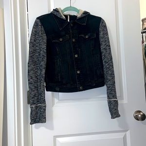 Free People Sweater and Jean Jacket